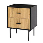 Ceandro Contemporary Classic 2 Drawer end table|ARTFUL LIVING DESIGN-WHITE