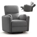 KERDOM Electric Recliner Chair, Swivel Rocker Recliner Chair with USB Ports