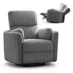 KERDOM Electric Recliner Chair, Swivel Rocker Recliner Chair with USB Ports