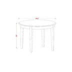 Set da pranzo piccolo - Tavolo e sedie da cucina 3 pezzi - Imbottito in lino - Design compatto