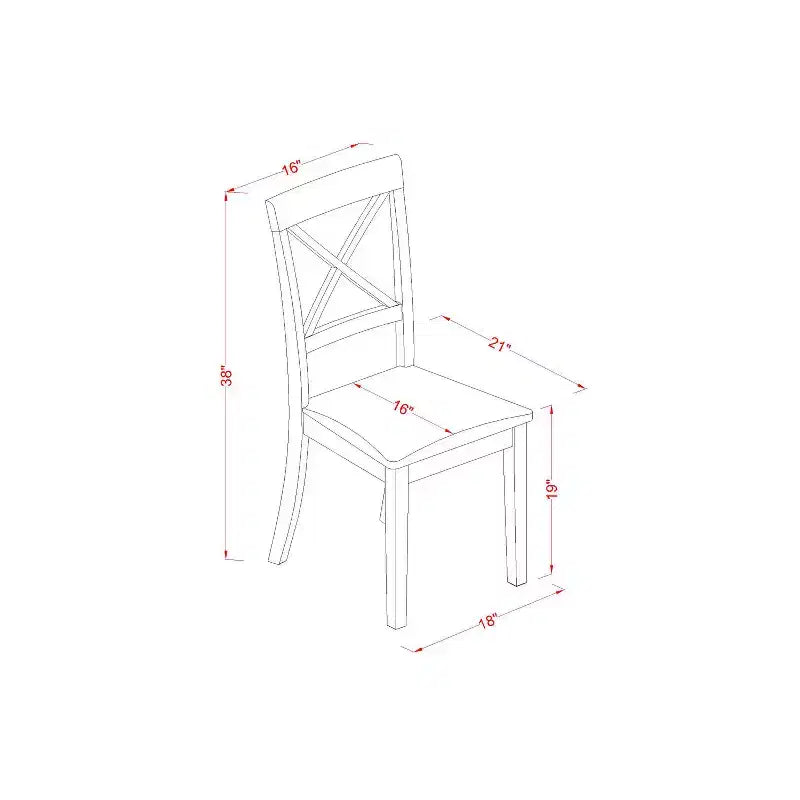 Set da pranzo piccolo - Tavolo e sedie da cucina 3 pezzi - Imbottito in lino - Design compatto