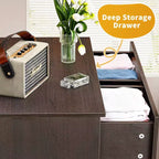 Comò Grande a 6 Cassetti per Camera da Letto e Cassettiera con Struttura Robusta in Legno, Organizer per Armadio, Marrone