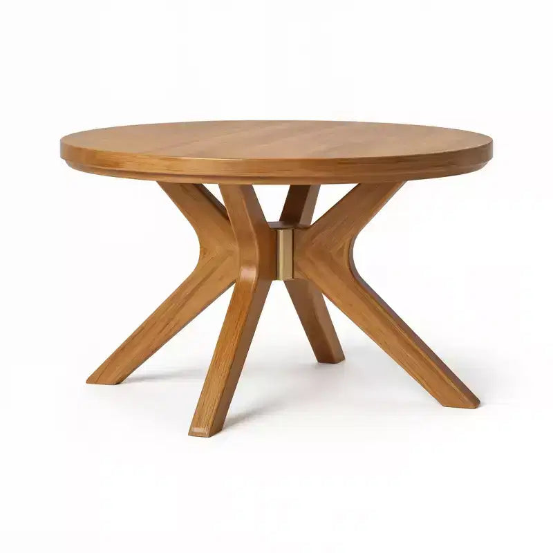 Tavolino rotondo con gambe incrociate (760 x 760 mm)