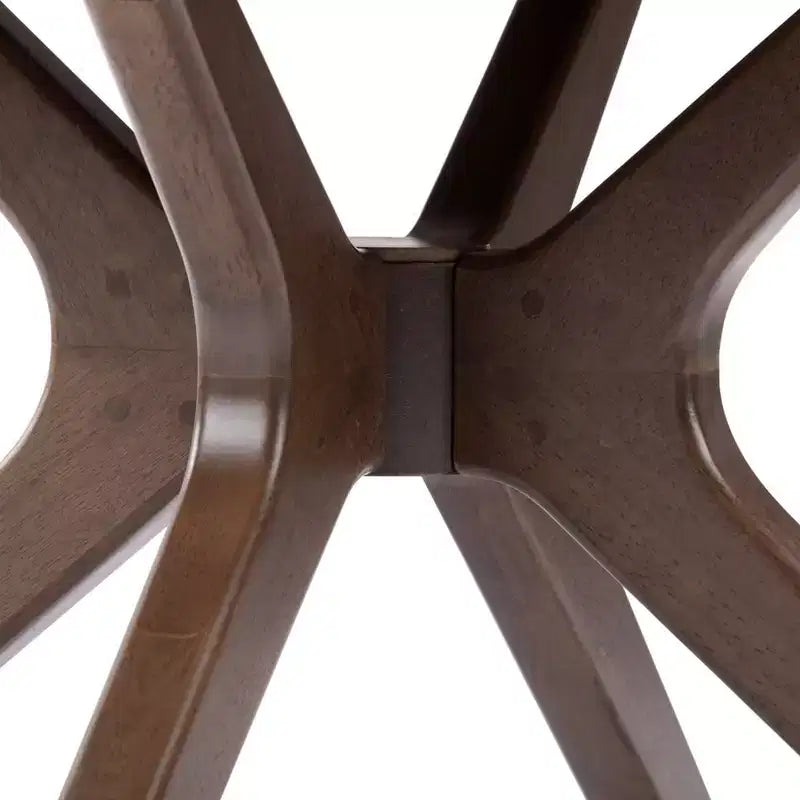 Tavolino rotondo con gambe incrociate (760 x 760 mm)
