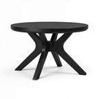 Tavolino rotondo con gambe incrociate (760 x 760 mm)
