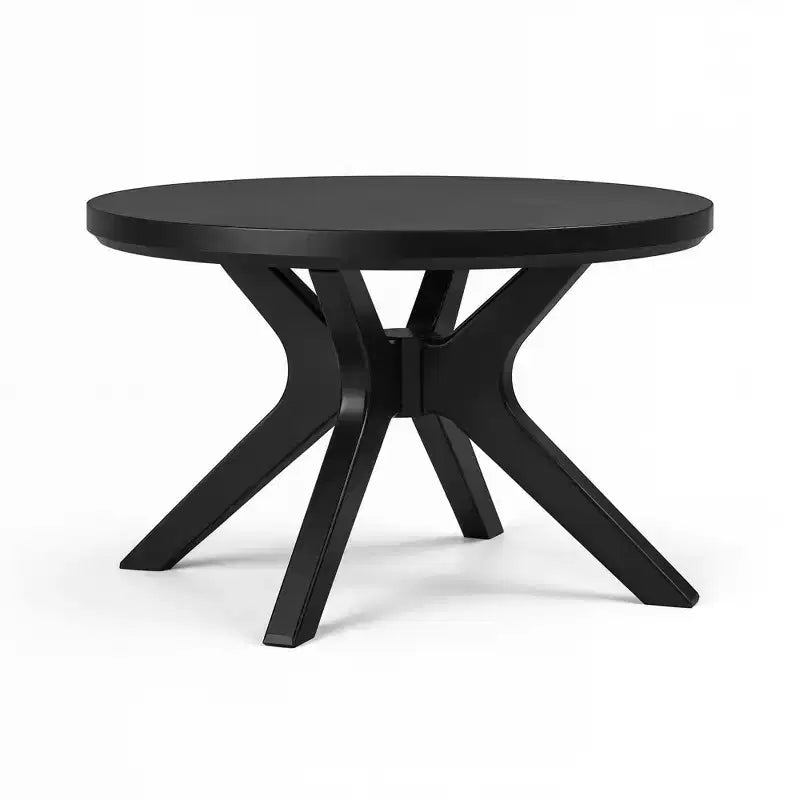 Tavolino rotondo con gambe incrociate (760 x 760 mm)