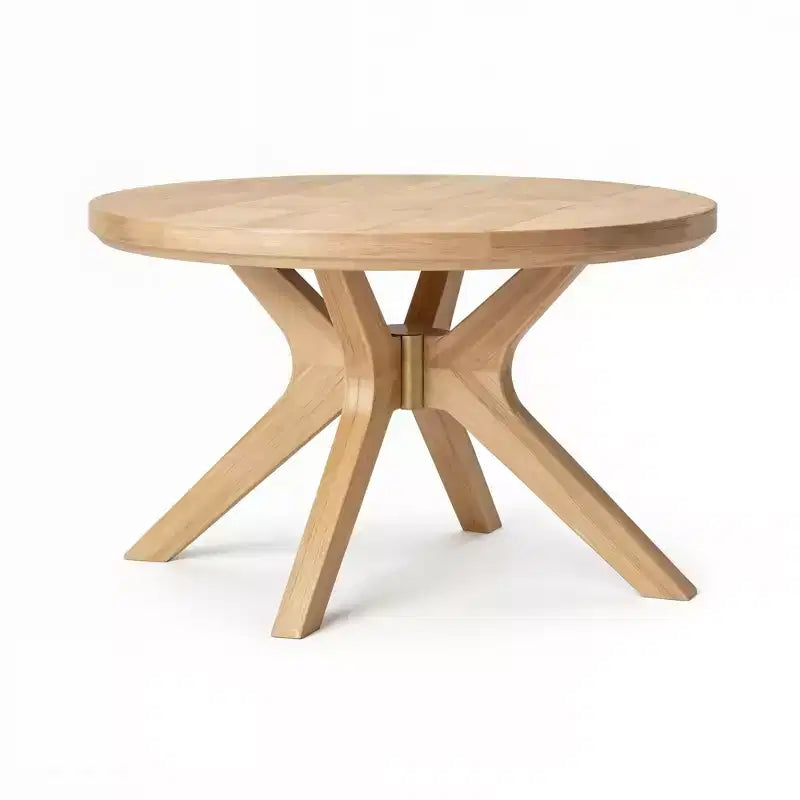 Tavolino rotondo con gambe incrociate (760 x 760 mm)