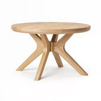 Tavolino rotondo con gambe incrociate (760 x 760 mm)
