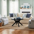 Tavolino rotondo con gambe incrociate (760 x 760 mm)
