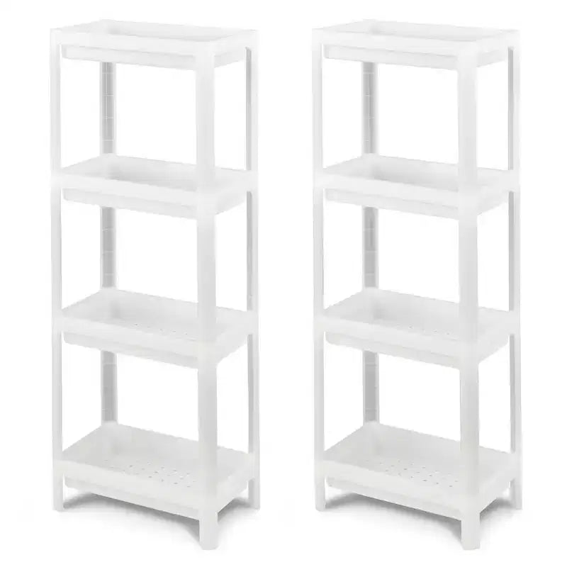 Carrello portaoggetti sottile a 4 ripiani, staccabile, per cucina