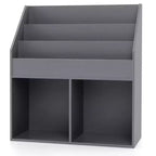 Libreria per bambini in legno Scaffale portaoggetti mobile per giocattoli organizer