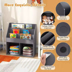 Libreria per bambini in legno Scaffale portaoggetti mobile per giocattoli organizer