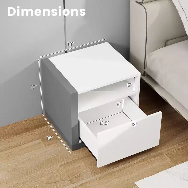 Comodini Moderni Minimalisti con Vano Aperto