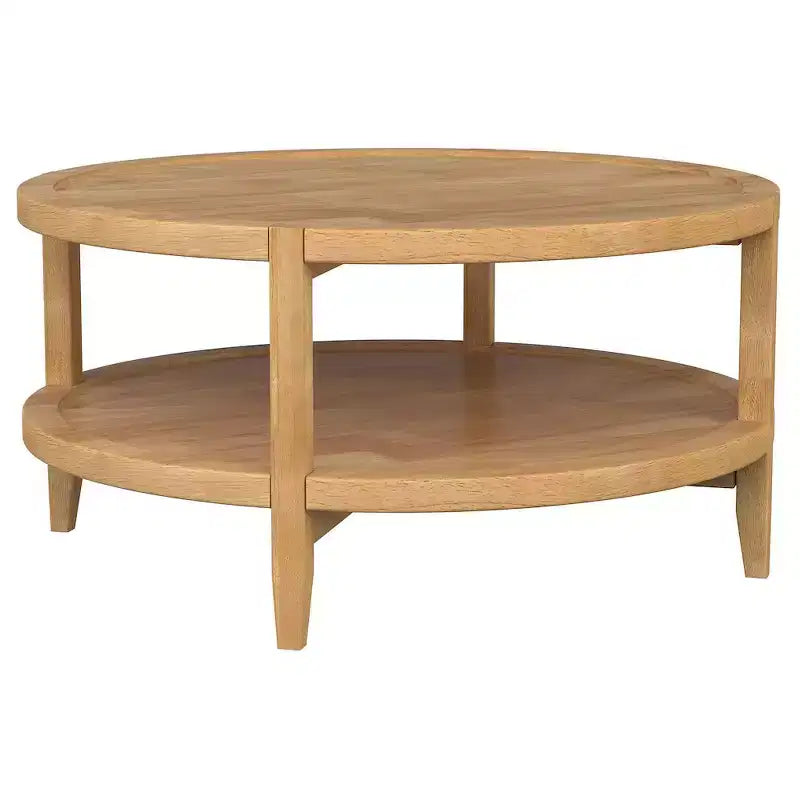 Coaster,Camillo Round Solid Wood Coffee Table