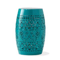 Iron Side Table - 12 Inch, Teal As Shown