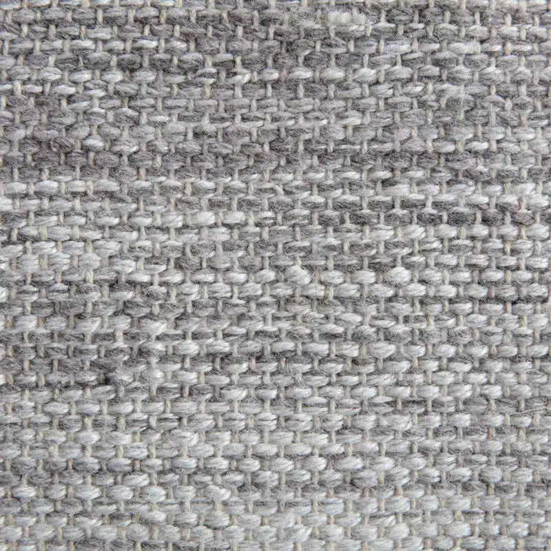 Ottoman Grigio/Avorio - Mobile Imbottito Quadrato Contemporaneo Fatto a Mano, Design Ombre, 35"x35"x16"