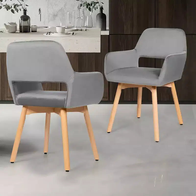 Poltrone Accent Moderne Tessuto Velluto Sedie da Tempo Libero Club Ospiti Gialle/Blu/Grigie