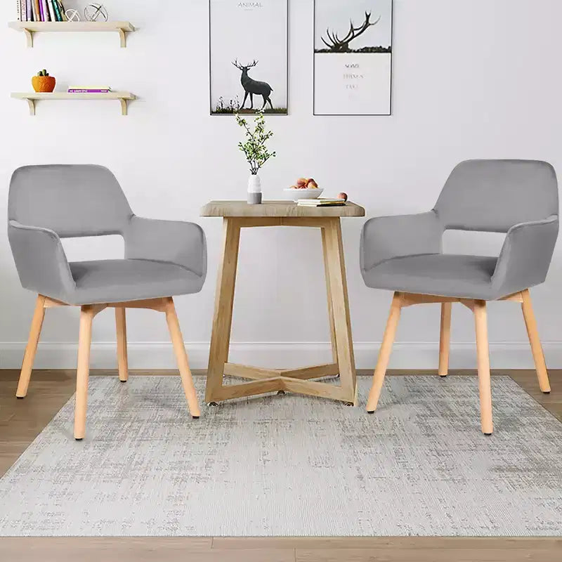 Poltrone Accent Moderne Tessuto Velluto Sedie da Tempo Libero Club Ospiti Gialle/Blu/Grigie
