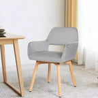 Poltrone Accent Moderne Tessuto Velluto Sedie da Tempo Libero Club Ospiti Gialle/Blu/Grigie