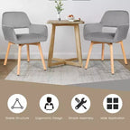 Poltrone Accent Moderne Tessuto Velluto Sedie da Tempo Libero Club Ospiti Gialle/Blu/Grigie