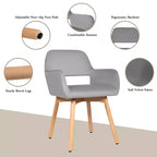 Poltrone Accent Moderne Tessuto Velluto Sedie da Tempo Libero Club Ospiti Gialle/Blu/Grigie