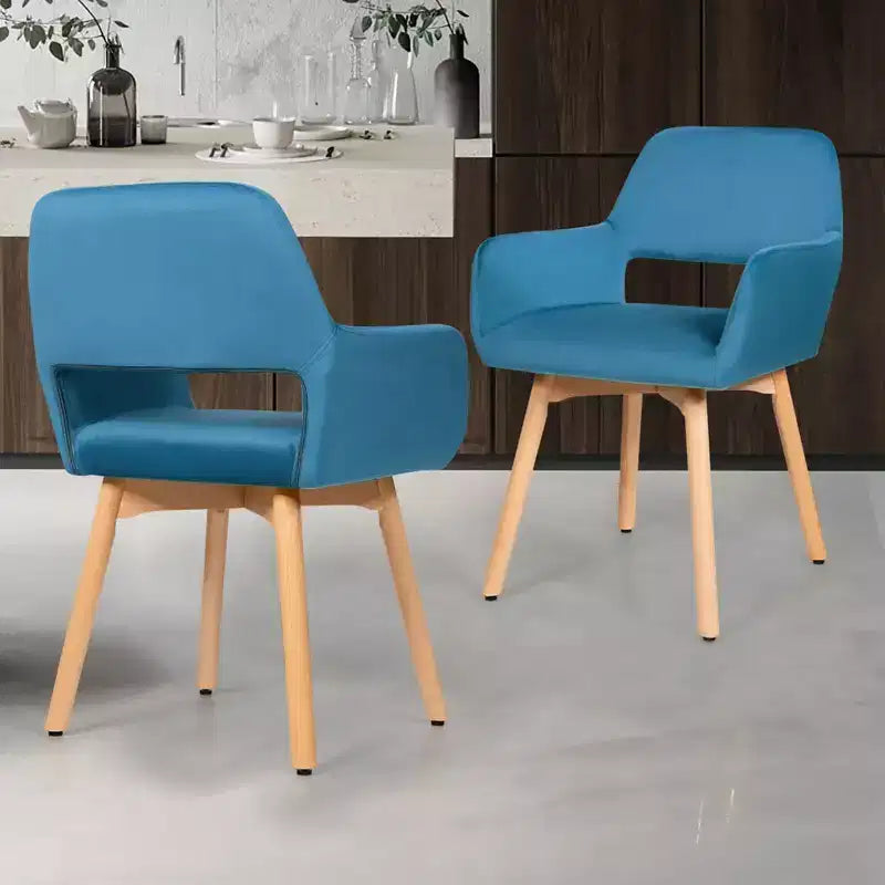 Poltrone Accent Moderne Tessuto Velluto Sedie da Tempo Libero Club Ospiti Gialle/Blu/Grigie