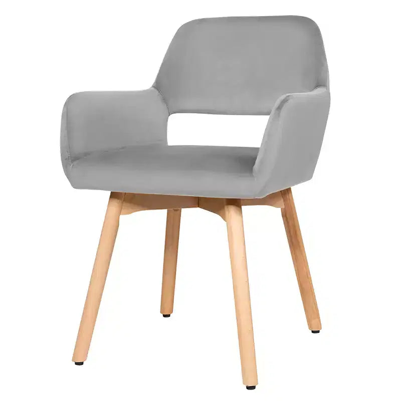Poltrone Accent Moderne Tessuto Velluto Sedie da Tempo Libero Club Ospiti Gialle/Blu/Grigie