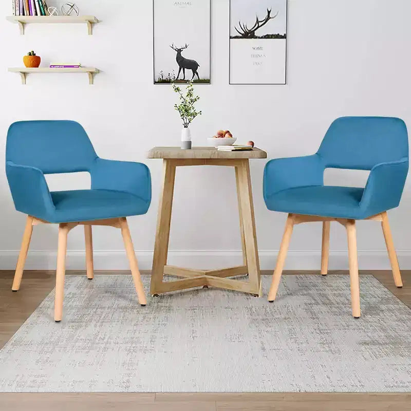 Poltrone Accent Moderne Tessuto Velluto Sedie da Tempo Libero Club Ospiti Gialle/Blu/Grigie