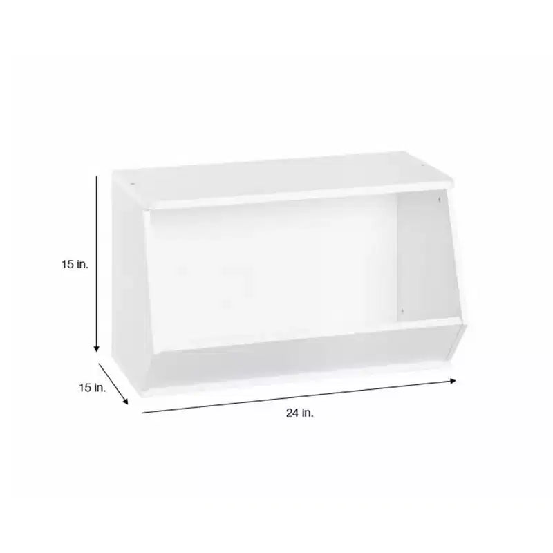 Organizzatore di giocattoli angolare KidSpace, bianco