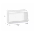 Organizzatore di giocattoli angolare KidSpace, bianco